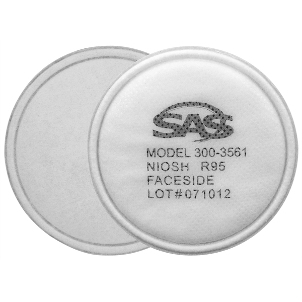 Sas Survival Air Sys R95 Breathemate Particulate Filters (Box Of 12) 300-1070